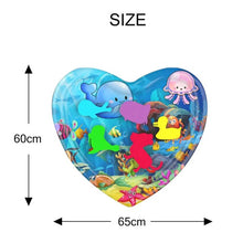 Load image into Gallery viewer, Inflatable Infants Tummy Time Activity Mat Baby Play Water Mat Toys for Kids Mat Summer Swimming Beach Pool Game Baby Gyms Mat
