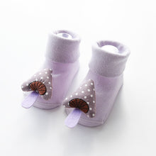 Load image into Gallery viewer, Excellent Quality Baby Girl Foot Socks Funny Happy Socks Newborn Rubber Anti Slip Socks